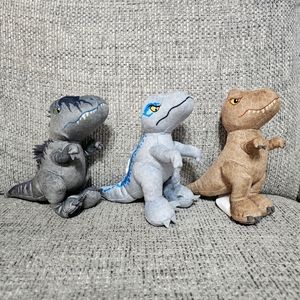 Jurassic World Plush Dominion Dinosaurs 6-7” Soft Stuffed 2022 Licensed
